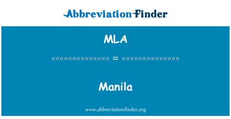abbreviation of manila|MAN .